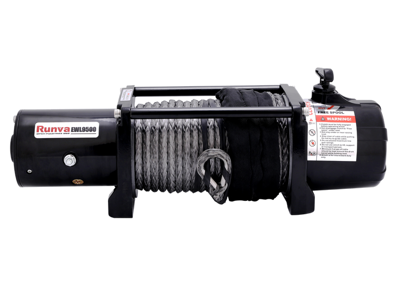 Runva EWL9500 4x4 Winch 12V 9500lb W/Synthetic Rope