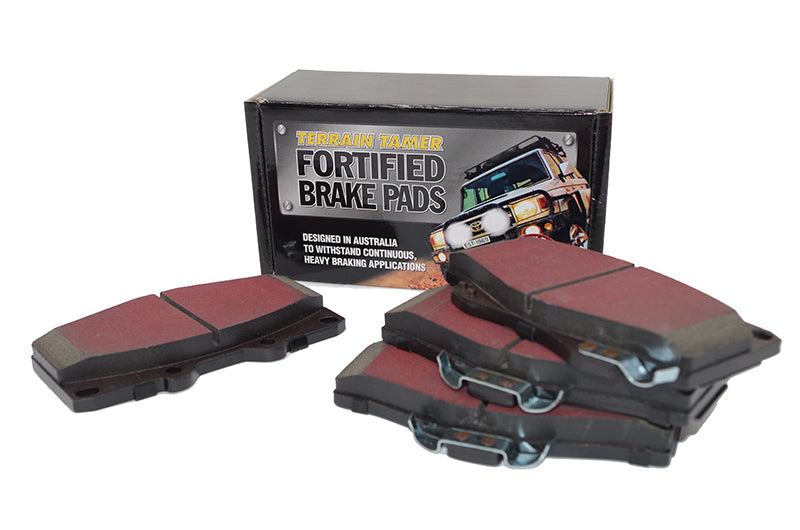 Fortified Brake Pads (Front) - Terrain Tamer - Toyota Hilux LN106, LN107, KZN165, LN165, LN167, KDN165 Toyota Surf LN130, VZN130, KZN130, Toyota Land Cruiser 70/75 Series - Terrain Tamer