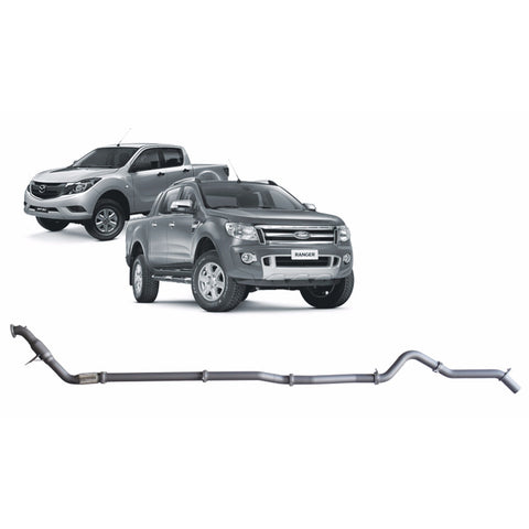 Redback Extreme Duty Exhaust 3in Turbo Back (With Cat &