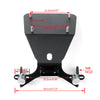 Yamaha R3 / R25 / MT-03 / MT-25 Generic Motorcycle Aluminium Black License Plate Bracket