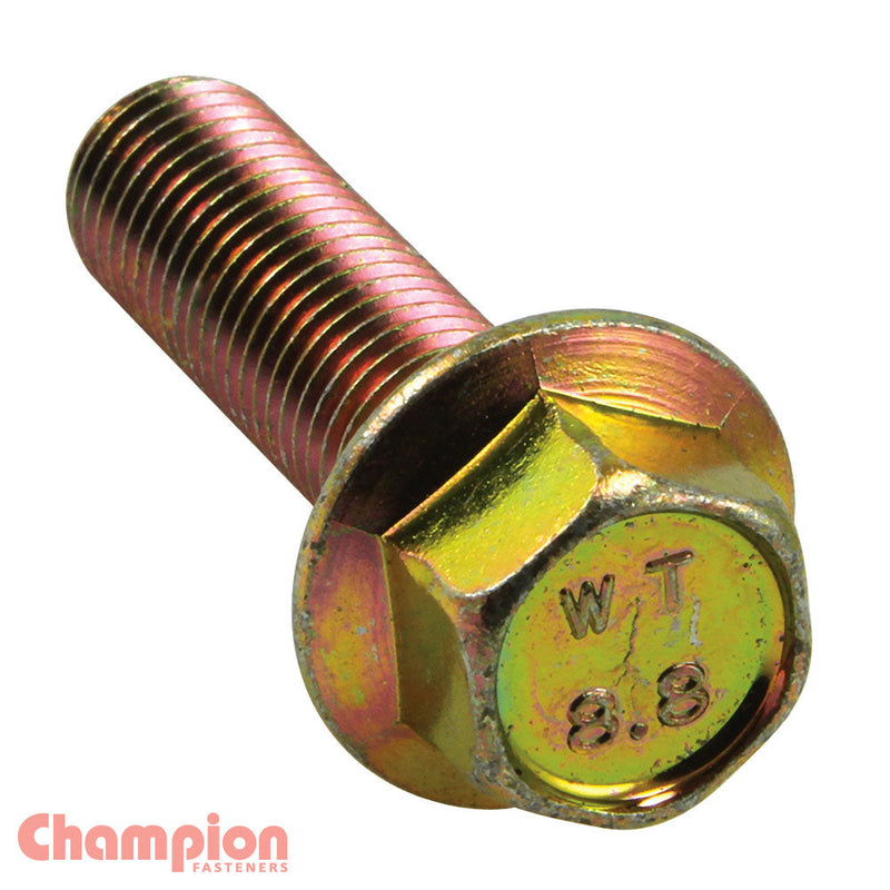 Champion Fasteners Flange Bolt M8 X 50mm 12Af Grade 8.8