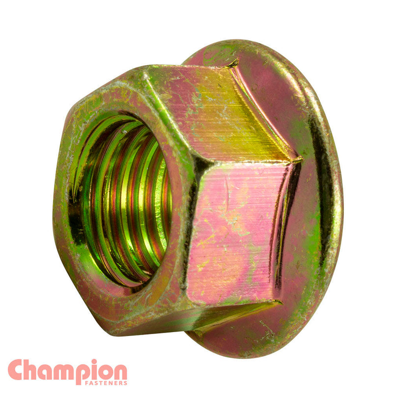 Champion Fasteners Hex Flange Nut M6 X 1.00mm Iso Grade