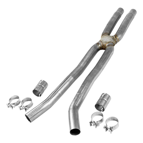 Flowmaster 817817 No Resonator Scavenger X-Pipe Kit Fits