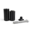 Frame Sliders Crash Protector Kawasaki ZX6R ZX6 RR No Cut Black Generic