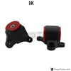 For 1996-2000 HONDA CIVIC D16 B16 B18 B20 Billet Aluminum SWAP MOUNTS EK D-SERIES B-SERIES CXX-EM003BK