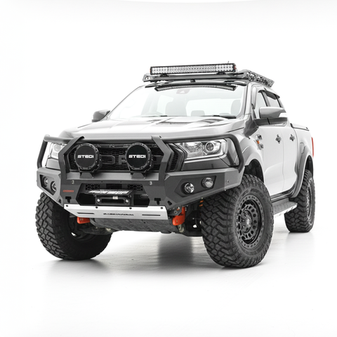 Rockarmor Gt Hoop Steel Bullbar - Ford Ranger Wildtrak (Px 2 & Px 3) (Full Bar Replacement)