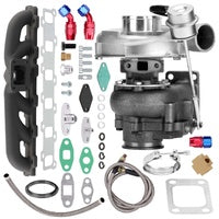 T3 Turbo Exhaust Manifold Kit For Nissan Safari Patrol 4.2L TD42 GU GQ Y60/Y61
