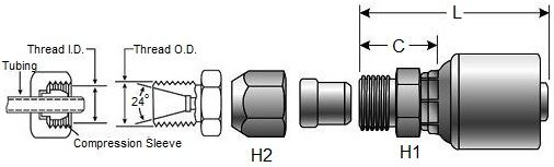 Gates 12G-12Mfa Cplg 7100-06525