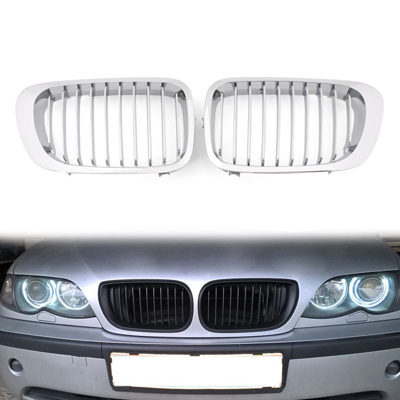 BMW E46 3 Series 2D Gloss Black Mesh Grille (1999-2002)