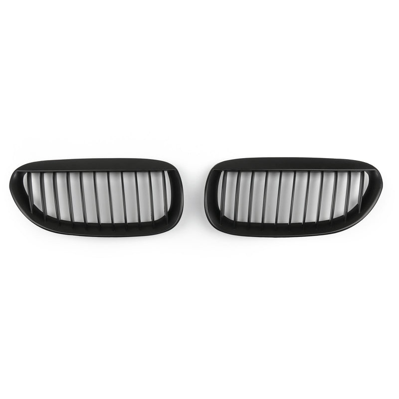 BMW 6-Series E63 E64 2004-2010 Front Grille Gloss/Matte Black