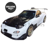 Mazda RX-7 FD3S Carbon Fiber Front Bumper Splitter Canards (2 pcs)