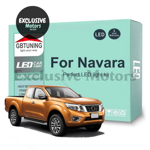 Nissan Navara D22 / D40 / D23 LED Interior Light Bulb Kit (1997-2021)