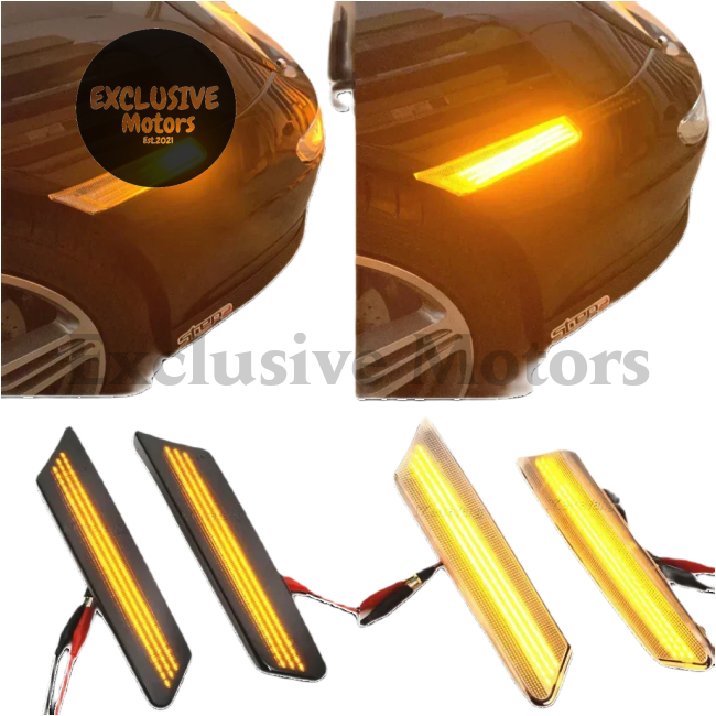 Porsche 997, 911 Super Bright LED Side Fender Dynamic Turn Signal Light