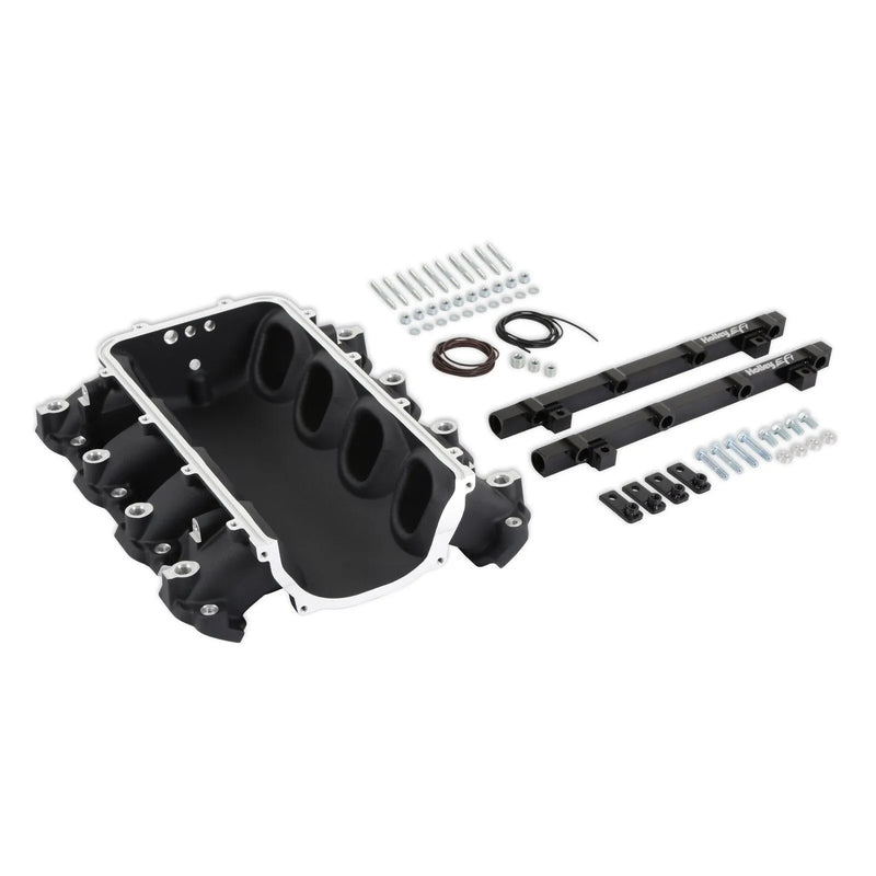 Holley EFI 300-713BK Ultra Lo-Ram Manifold Base and Port