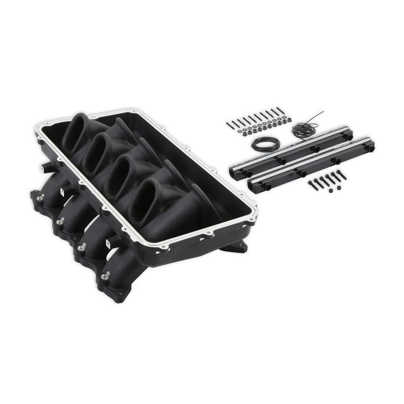 Holley EFI 300-920BK HI-RAM Base, Ford Coyote Black Fits