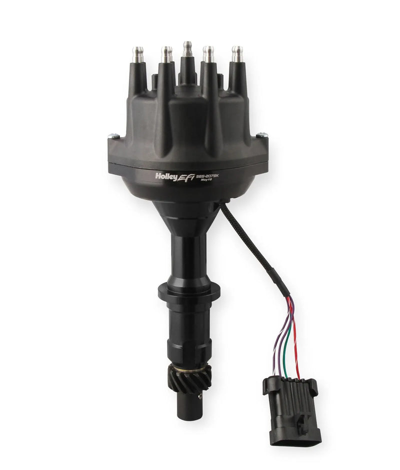 Holley EFI 565-207BK Dual Sync Pontiac Distributor, Black