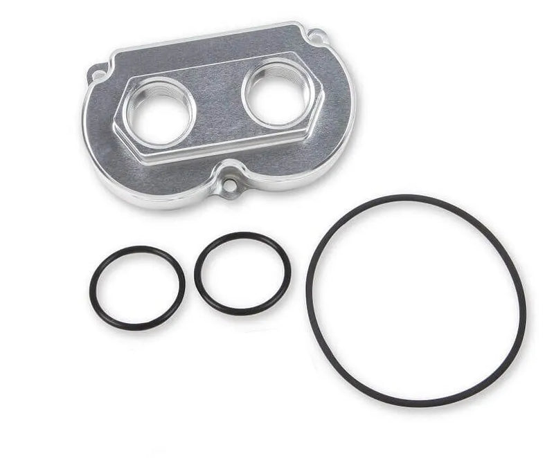 Holley 12-3002 Dual Inlet Conversion Kit Endplate