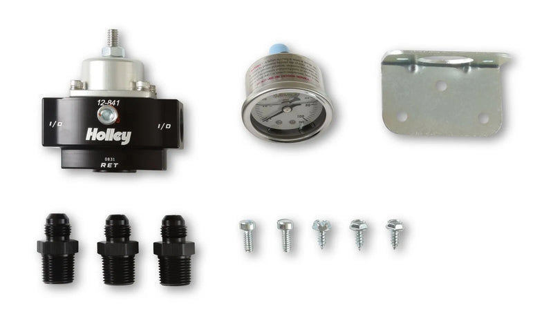 Holley 12-841KIT Billet Bypass Fuel Pressure Regulator