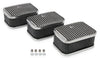 Holley 120-105 3X2 AIR Cleaners & Filters, SET OF 3 3X2