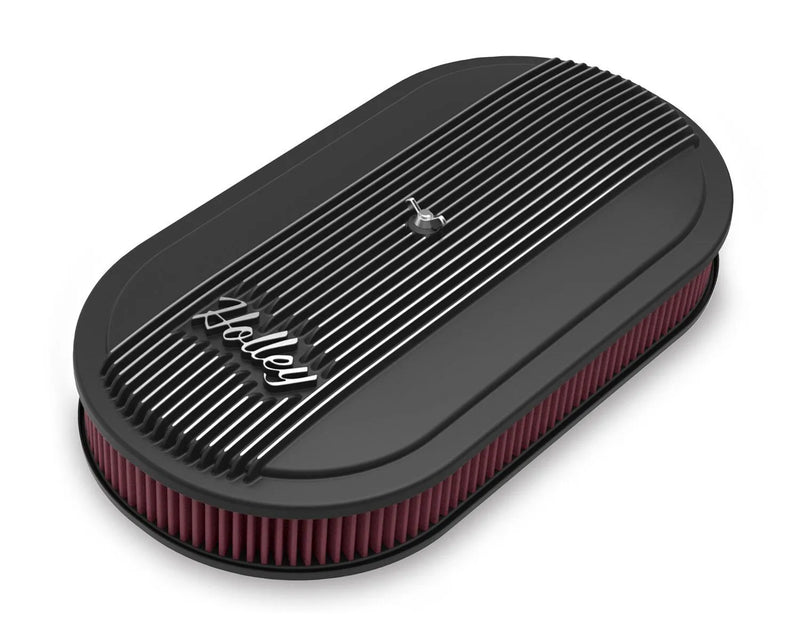 Holley 120-402 Vintage Series Oval Air Cleaner - Satin