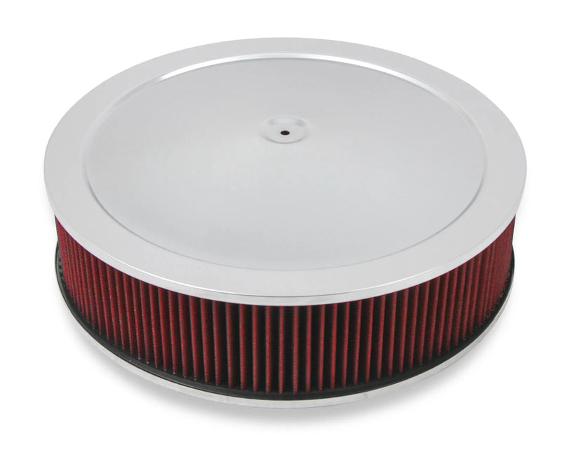 Holley 120-4140 4150 Drop Base Air Cleaner Chrome w/4"