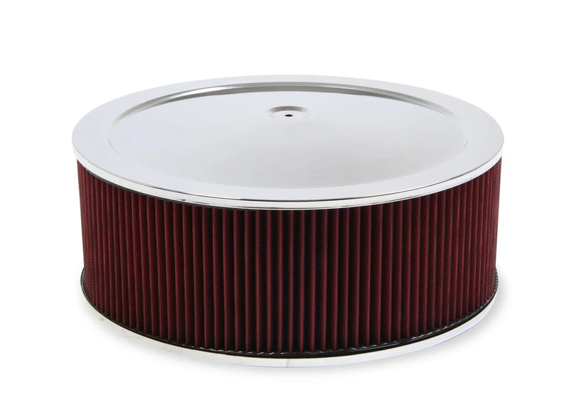 Holley 120-4560 4500 Drop Base Air Cleaner Chrome w/6"