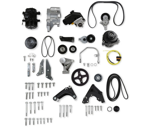 Holley 20-163BK Low Mount LSA Accessory Drive Bracket Kit