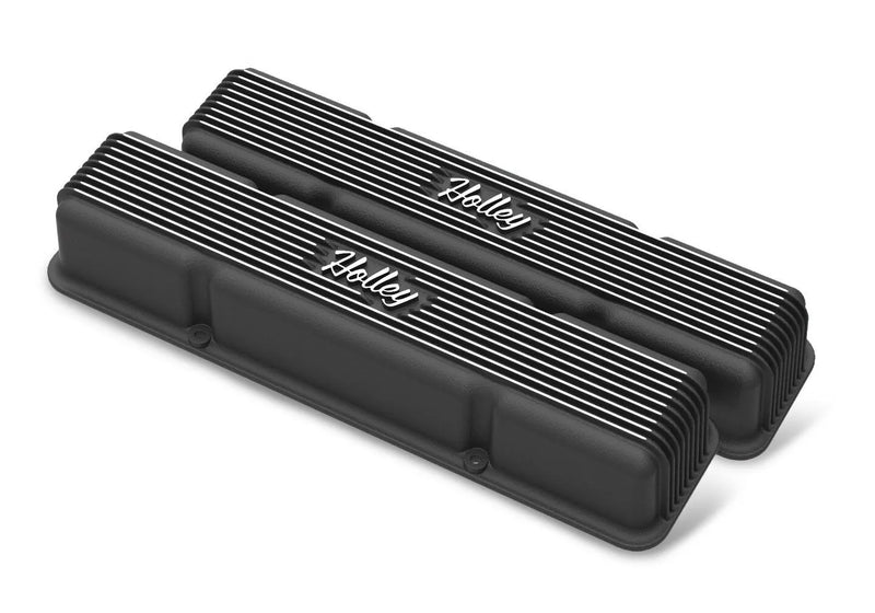 Holley 241-245 Valve Covers - Vintage Series - Finned -