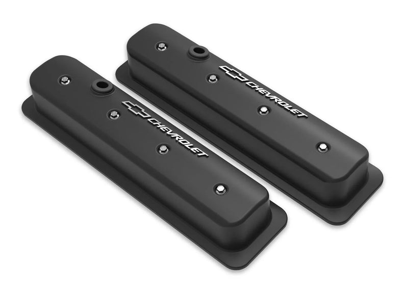 Holley 241-292 - Satin Black Machined Small Block