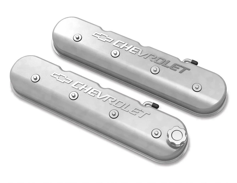 Holley 241-400 Tall LS Valve Cover with Bowtie/Chevrolet