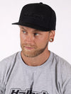 Haltech Snap Back Cap Black on Black