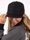 Haltech Snap Back Cap Black on Black