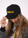 Haltech Snapback Cap Black Yello Logo