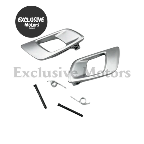 Ford Ranger & Mazda BT-50 Silver Door Inner Handles (x2) (2012-2019)