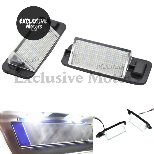 BMW E36 318i, 328i, M3 - White 12V LED License Plate Lights