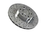 High Performance Dimpled And Slotted Rear Disc Rotor - Terrain Tamer - Toyota Prado 90 Series - Terrain Tamer