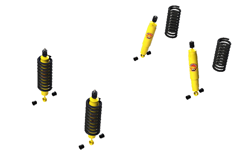 Terrain Tamer Toyota Prado KZJ95 40mm Suspension Lift Kit - Terrain Tamer