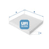 UFI Filters Cabin Air Filter 53.130.00