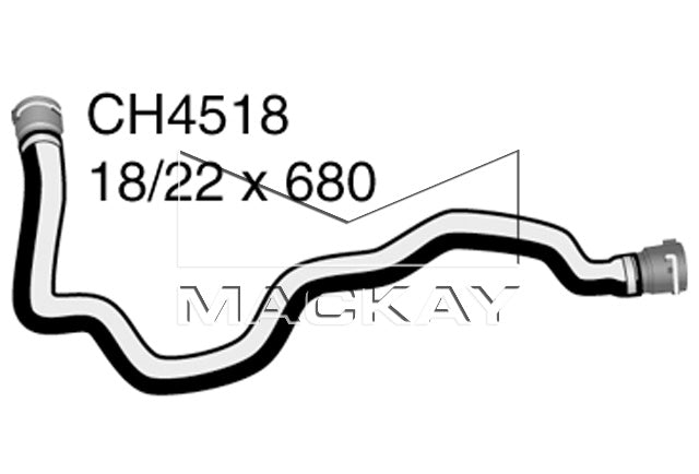 Mackay Bypass Heater Hose CH4518