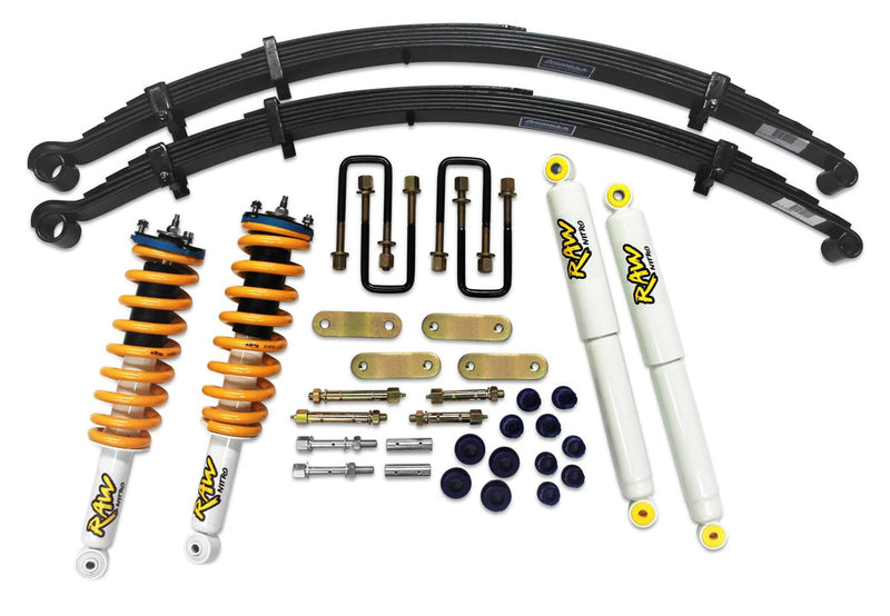 RAW 4x4 2 Inch 50mm RAW Nitro ReadyStrut Lift Kit to suit