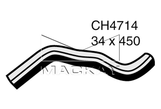 Mackay Top Radiator Hose CH4714