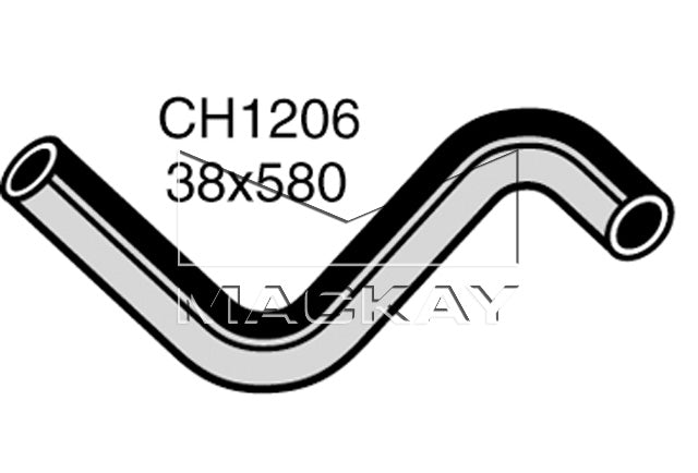 Mackay Bottom Radiator Hose CH1206