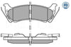 Meyle Brake Pad Set 025 231 9017/PD