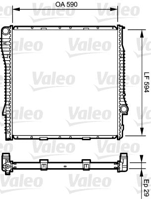Valeo Radiator 734895