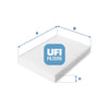 UFI Filters Cabin Air Filter 53.206.00