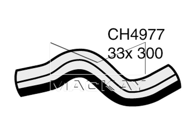 Mackay Top Radiator Hose CH4977