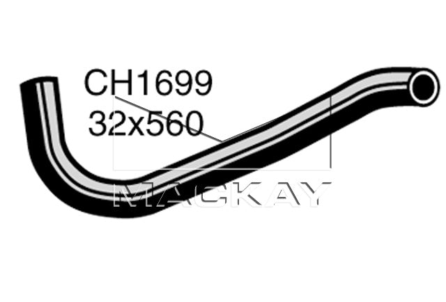 Mackay Bottom Radiator Hose CH1699