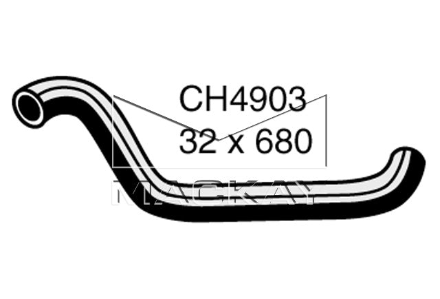 Mackay Bottom Radiator Hose CH4903