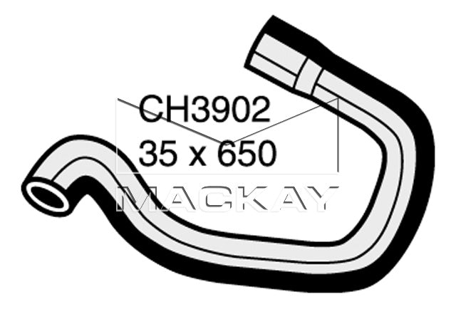 Mackay Top Radiator Hose CH3902
