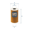 UFI Filters Oil Filter 25.223.00
